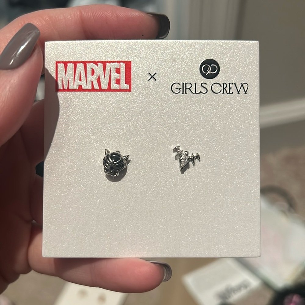 Black Panther earrings